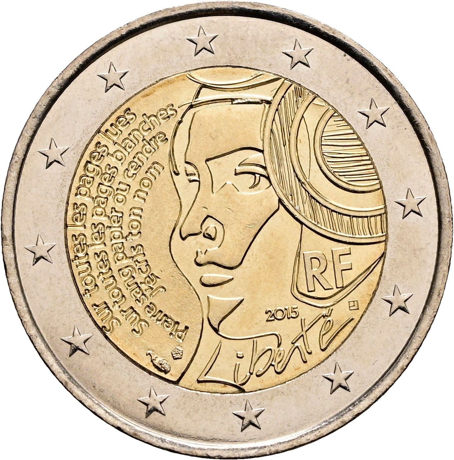 2 Euro 2015 – Rückseite