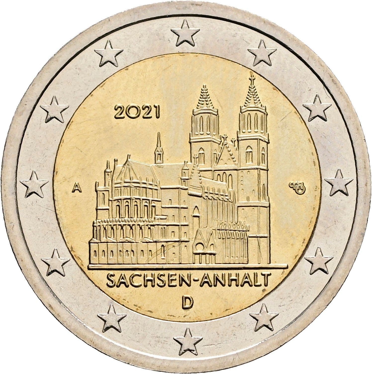 2 Euro 2021 D – Rückseite