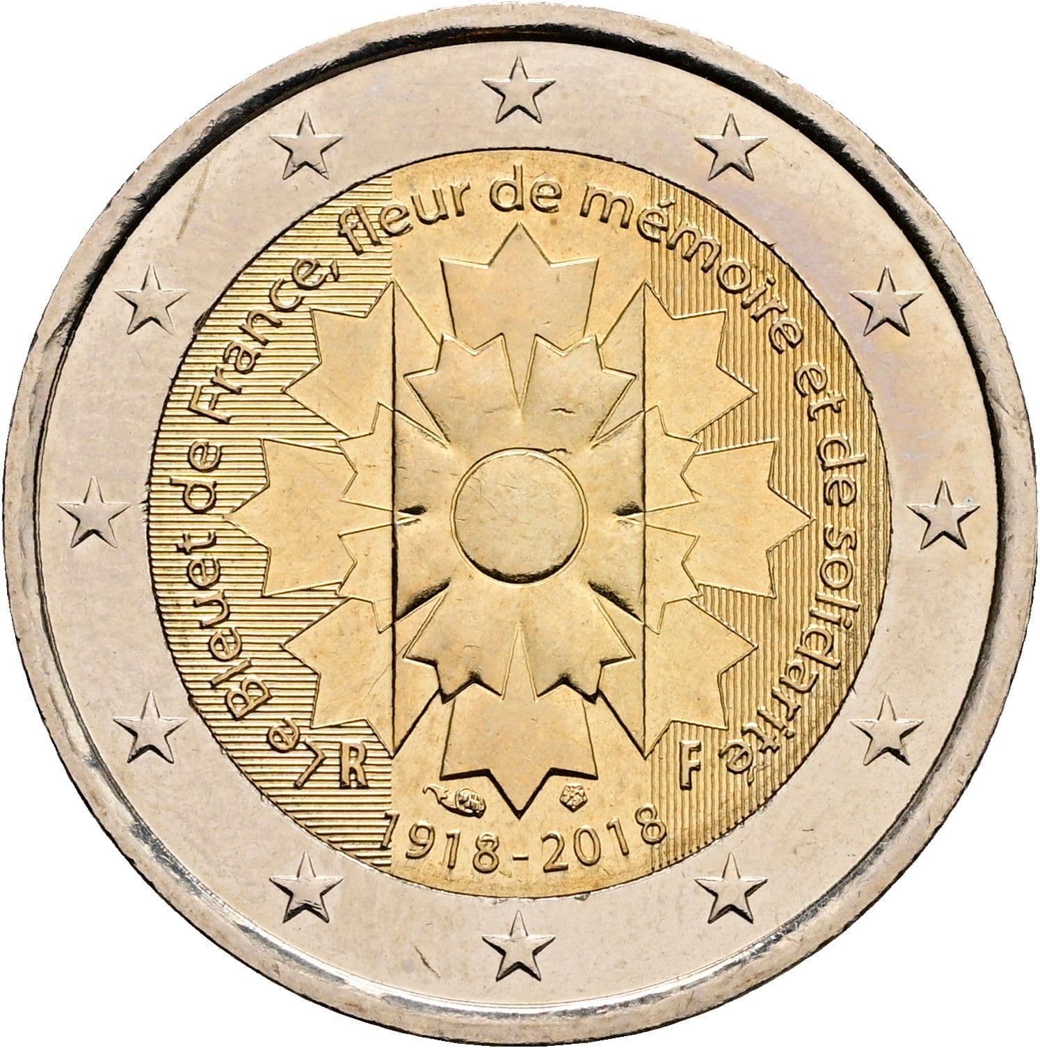 2 Euro 2018 – Rückseite