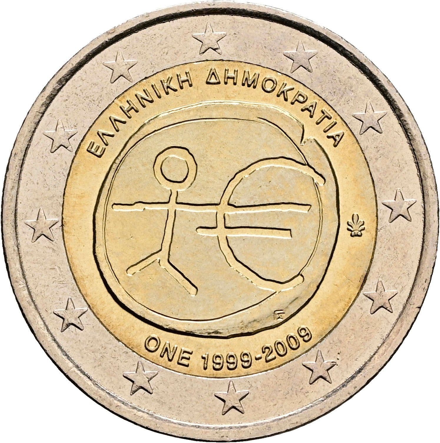 2 Euro 2009 – Rückseite