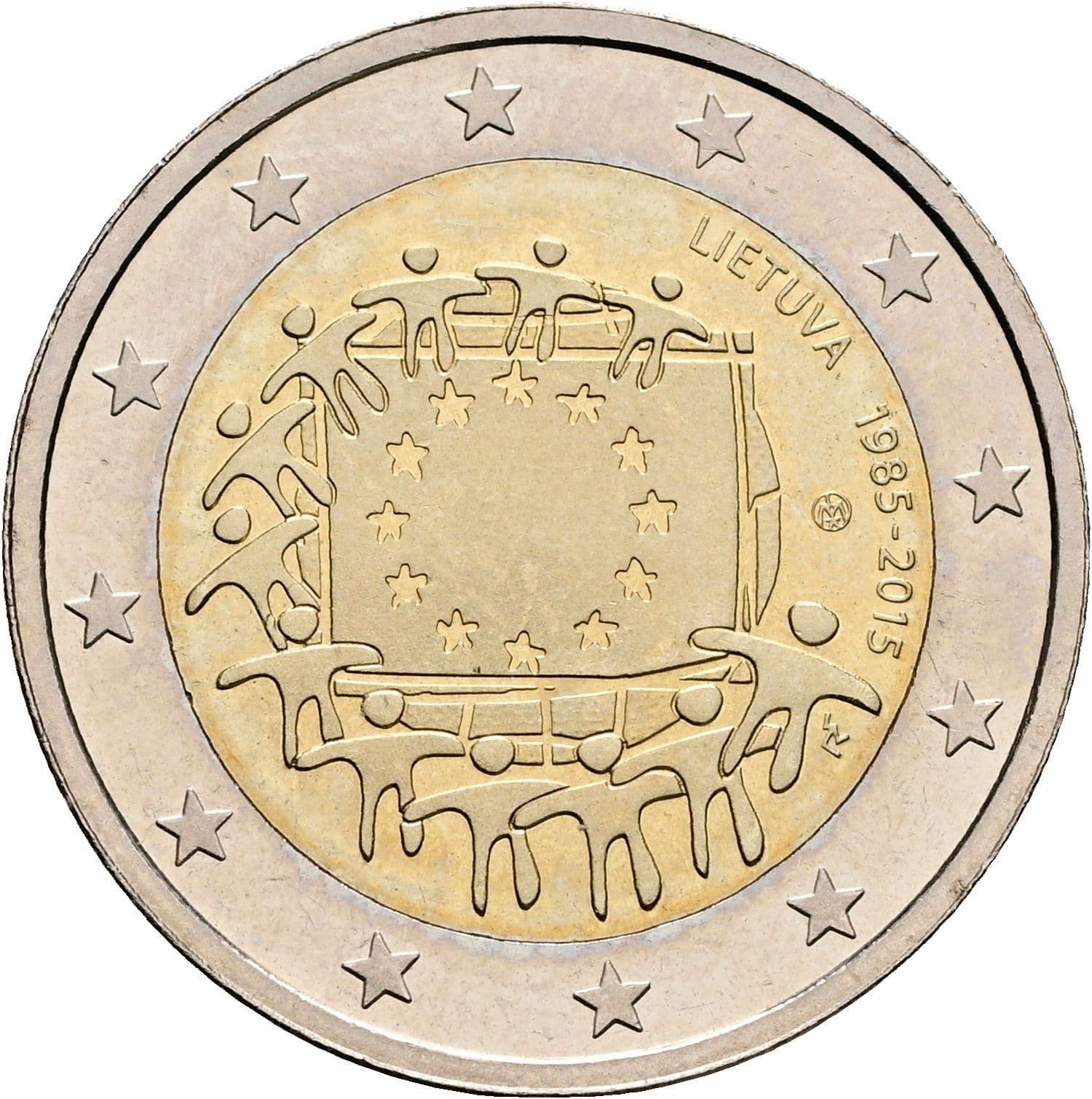 2 Euro 2015 – Rückseite