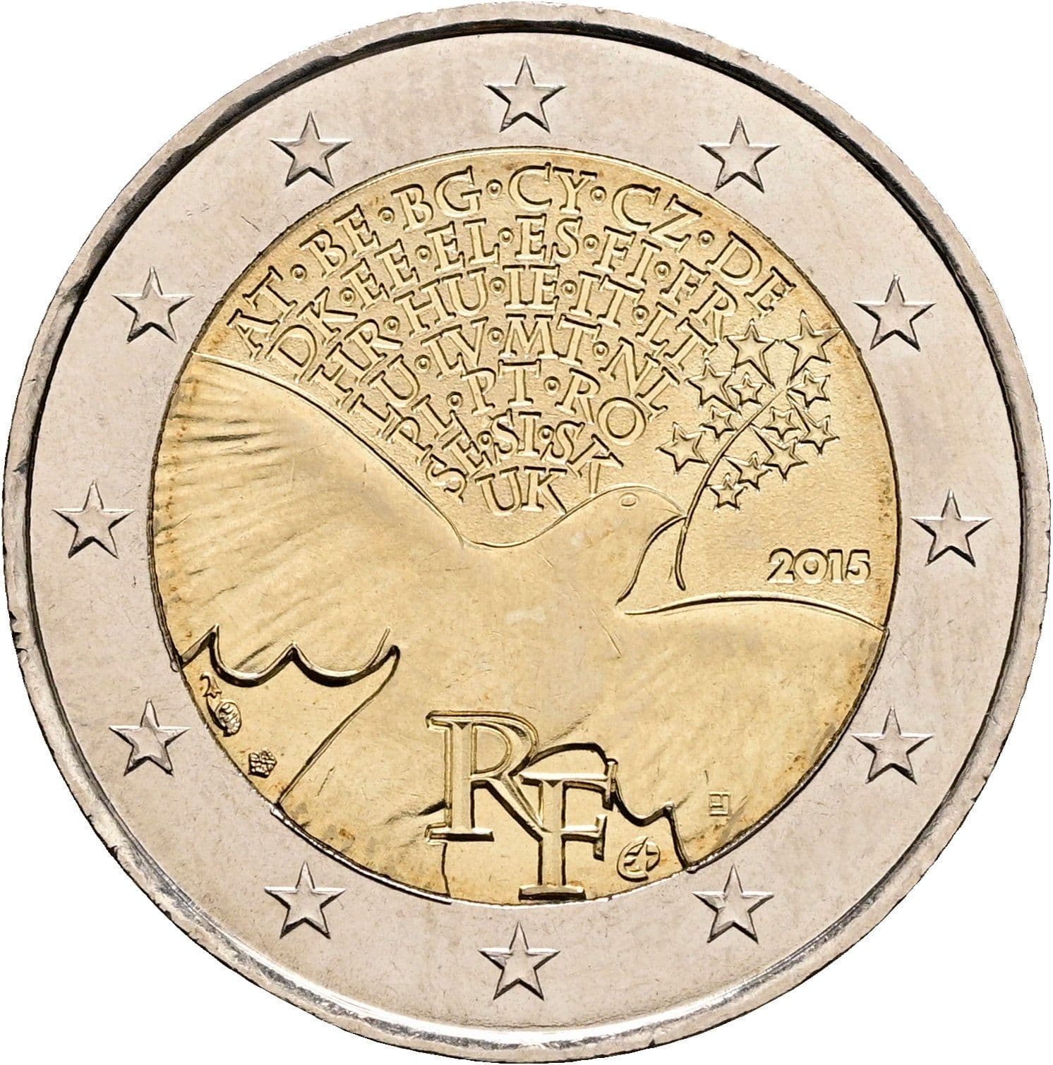 2 Euro 2015 – Rückseite