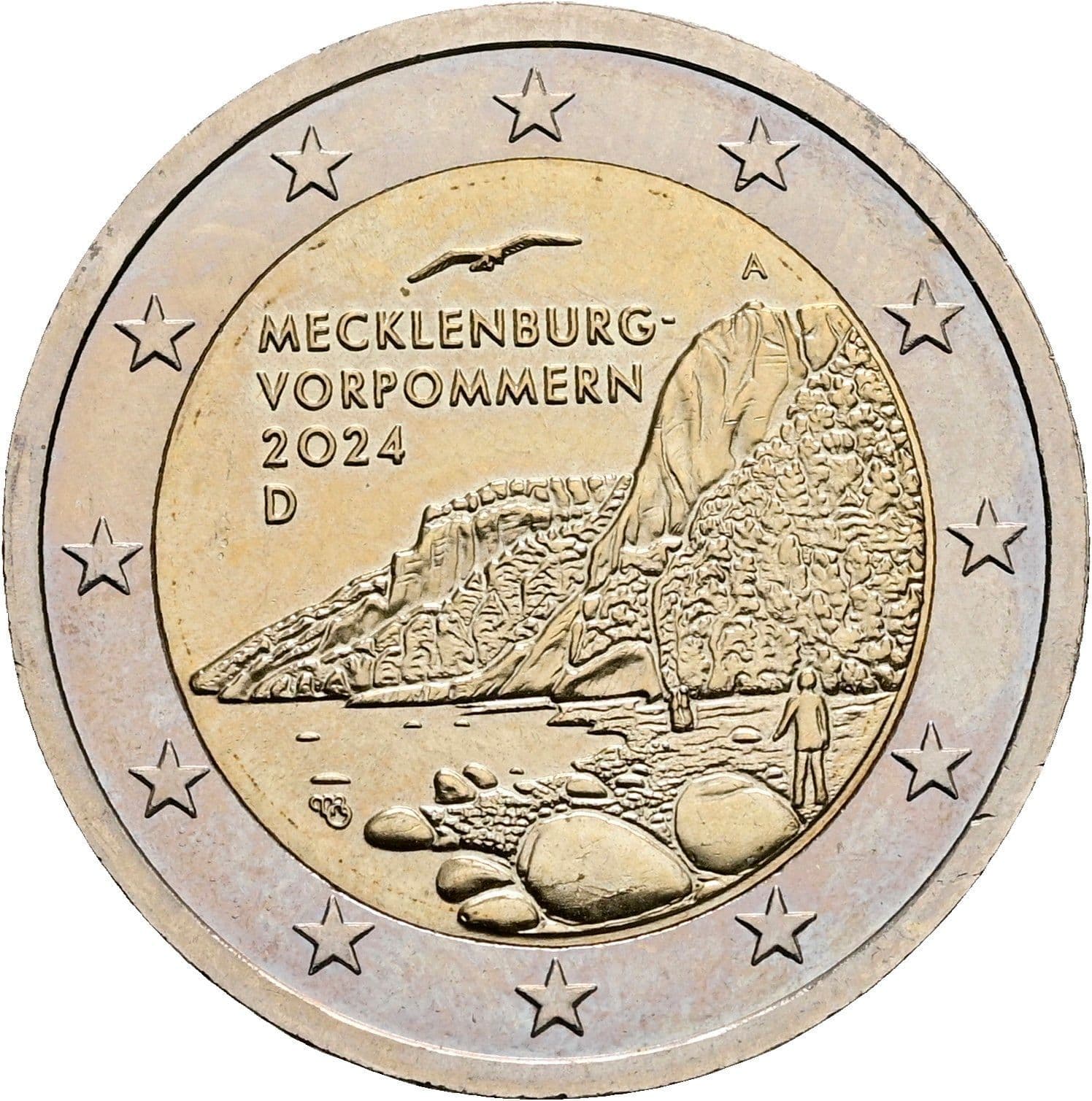 2 Euro 2024 D – Rückseite