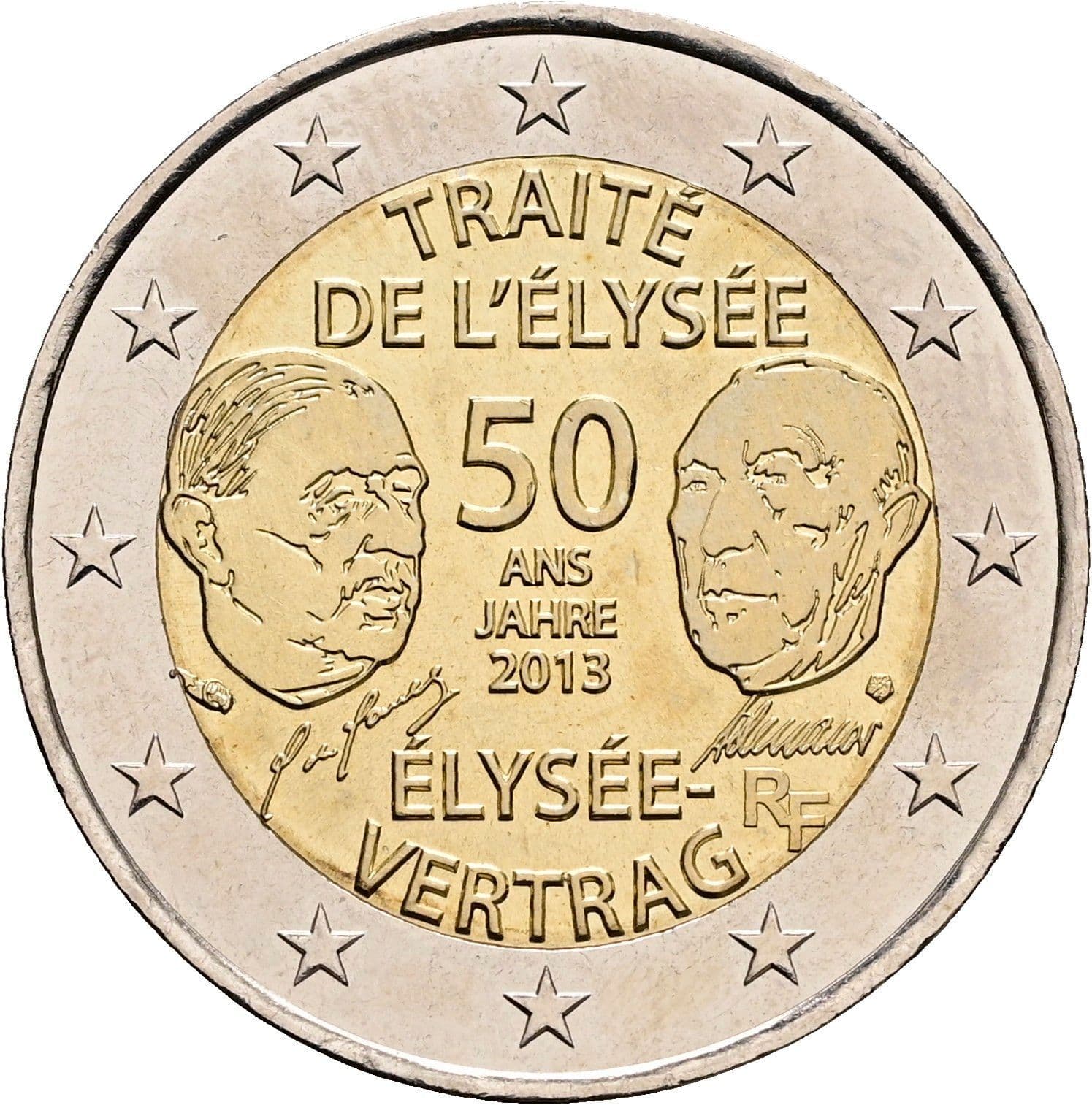 2 Euro 2013 – Rückseite