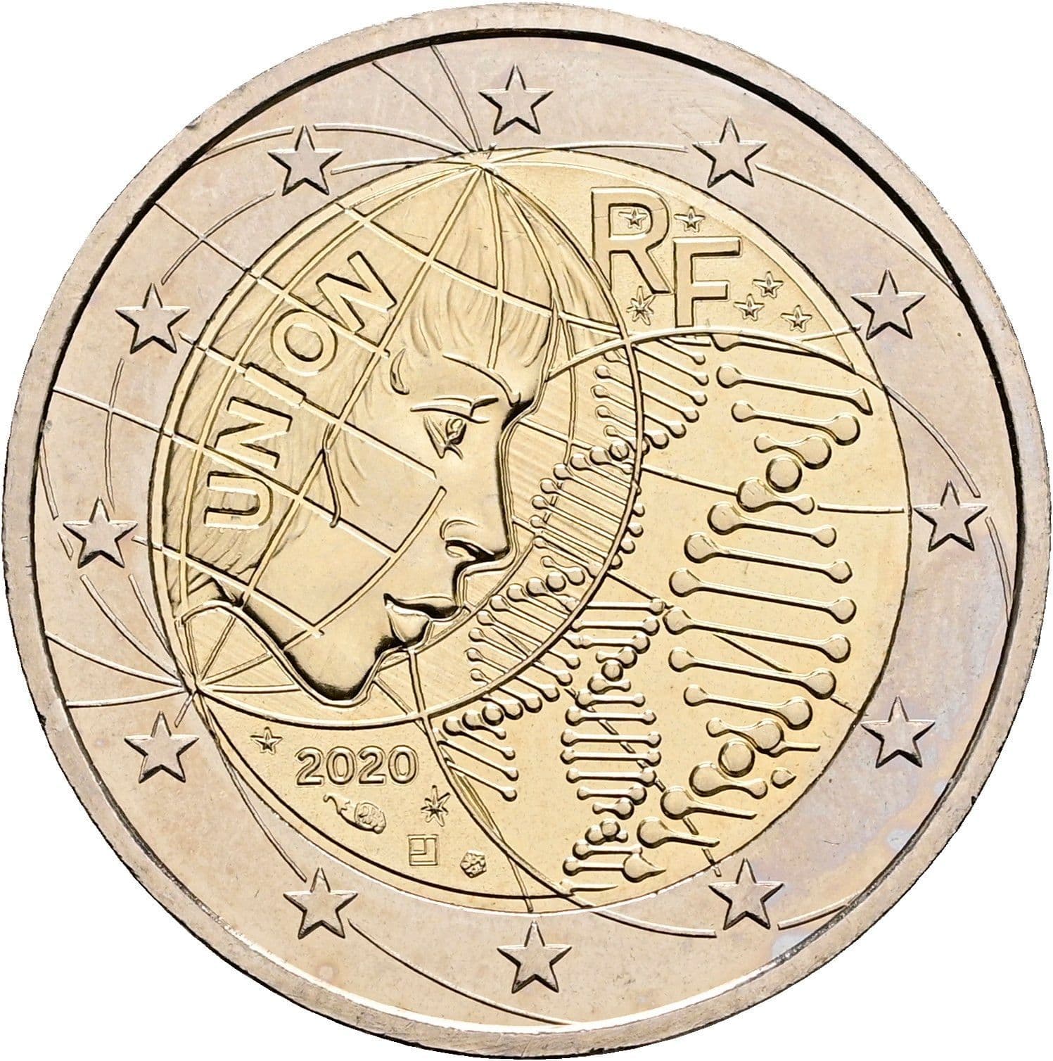 2 Euro 2020 – Rückseite