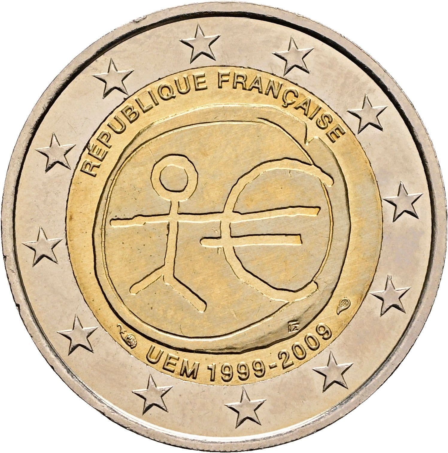 2 Euro 2009 – Rückseite