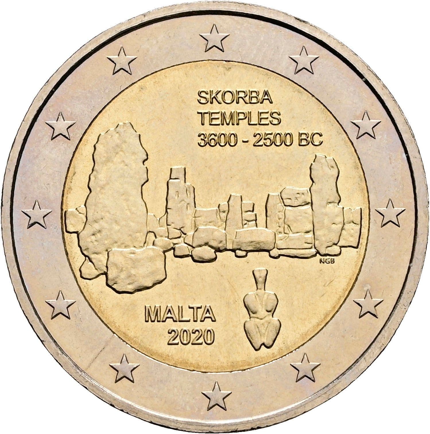 2 Euro 2020 – Rückseite