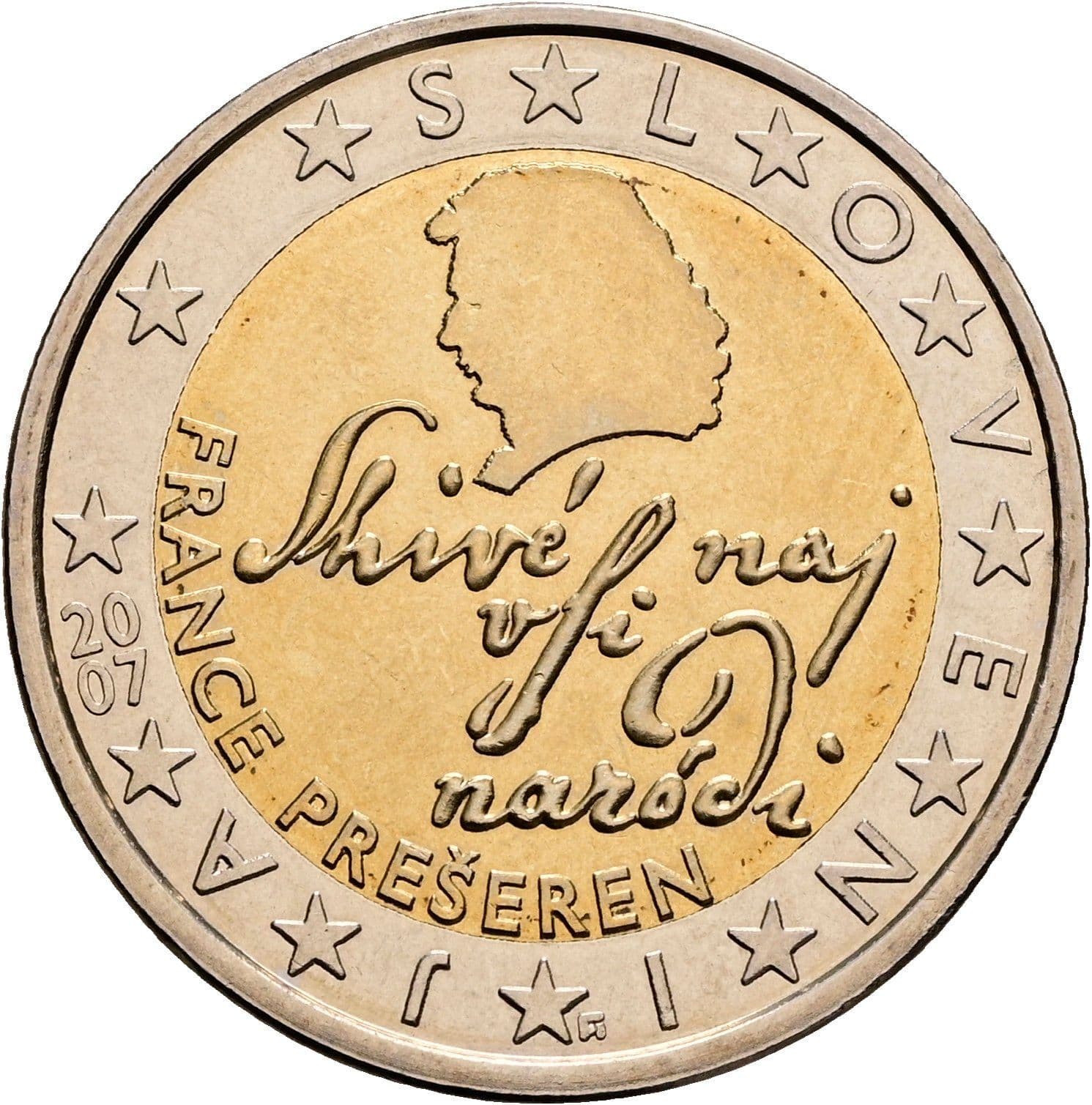 2 Euro 2007 – Rückseite