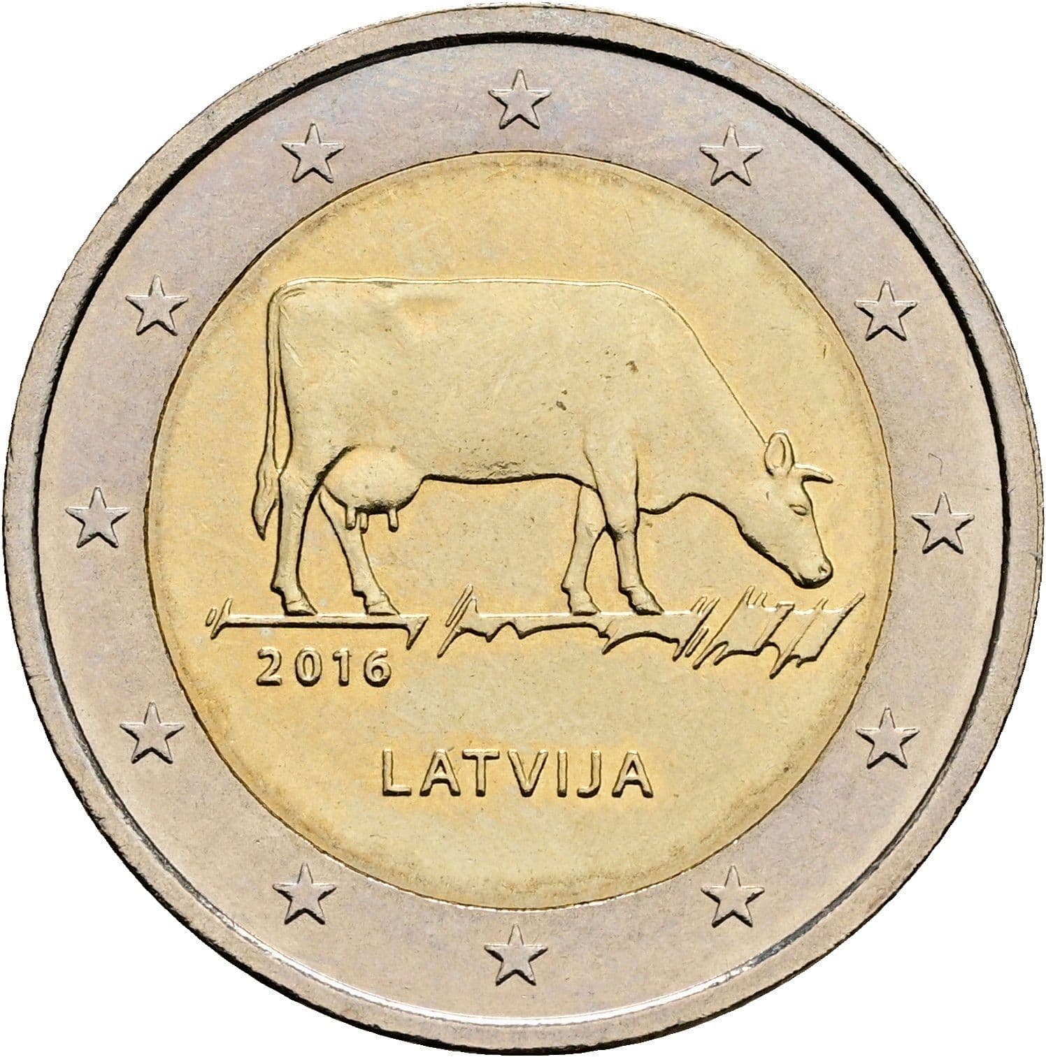 2 Euro 2016 – Rückseite
