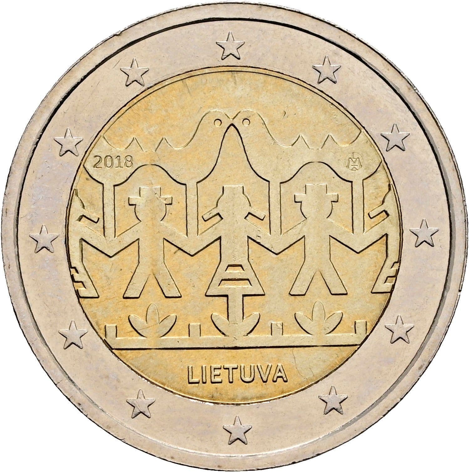 2 Euro 2018 – Rückseite