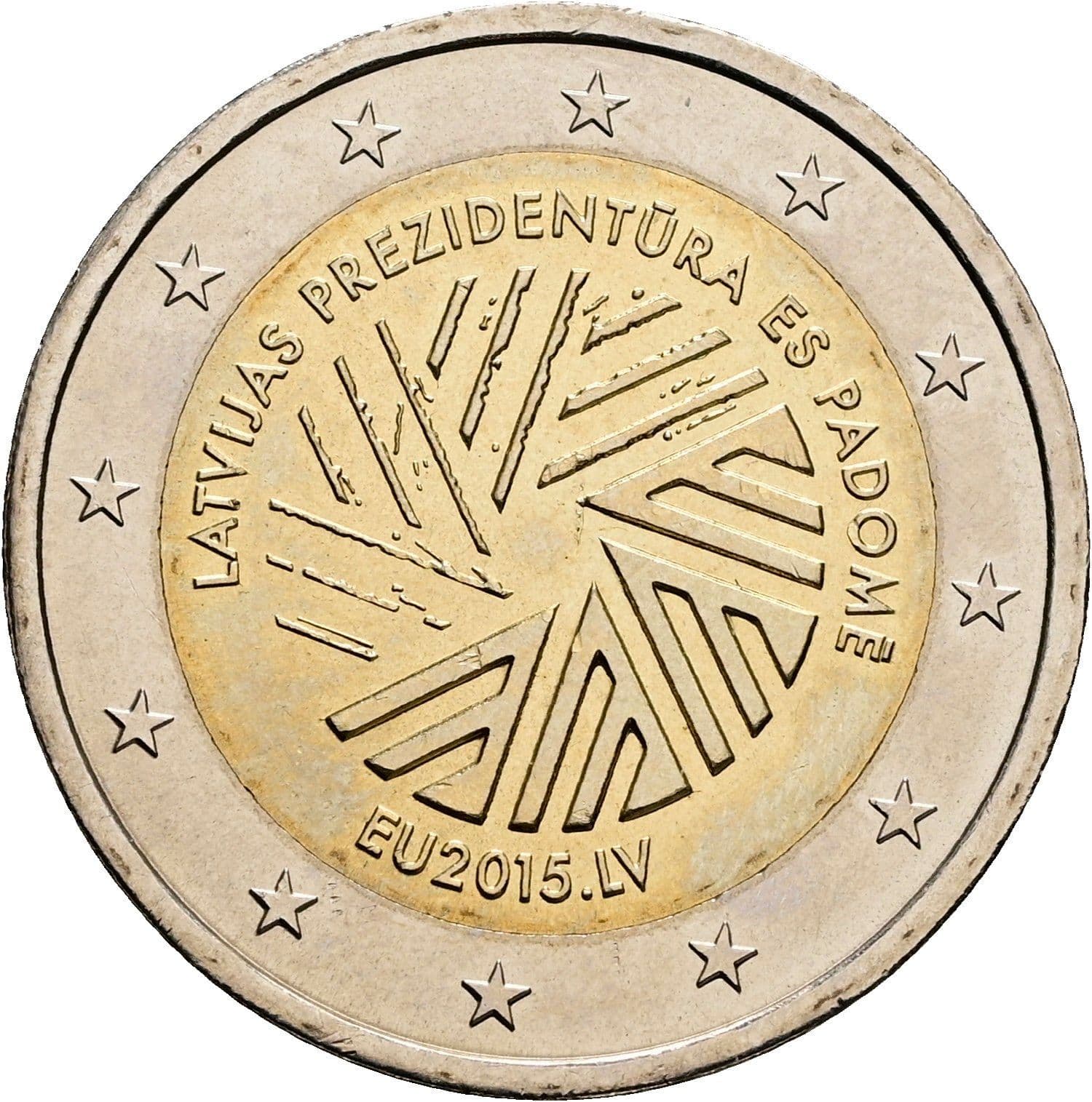 2 Euro 2015 – Rückseite