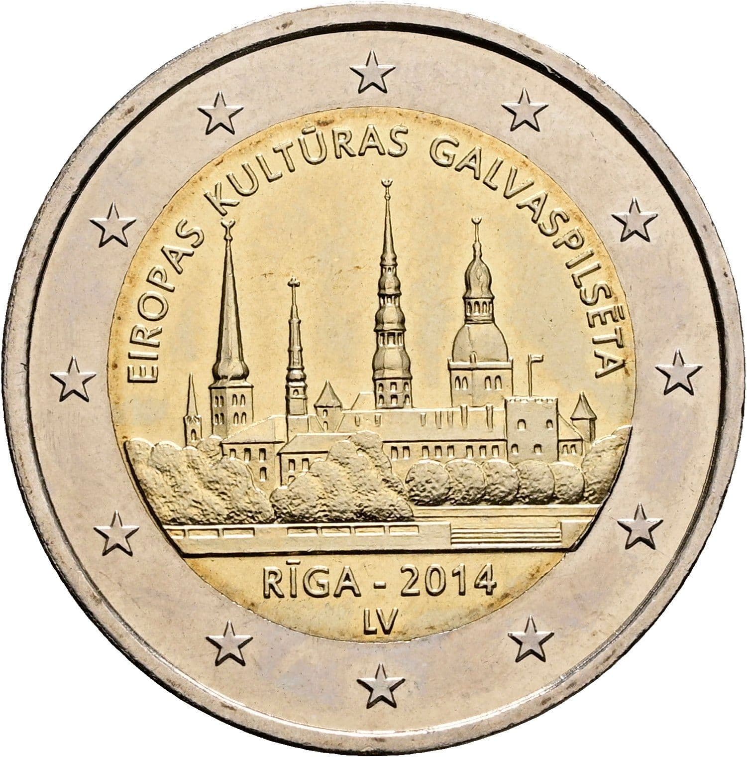 2 Euro 2014 – Rückseite