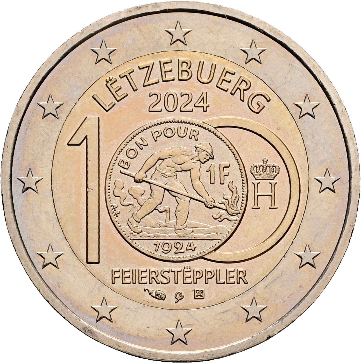 2 Euro 2024 – Rückseite