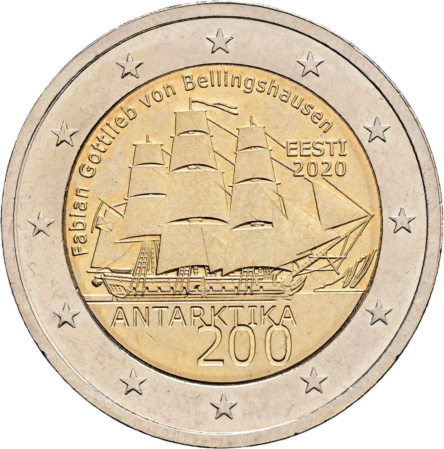 2 Euro 2020 – Rückseite