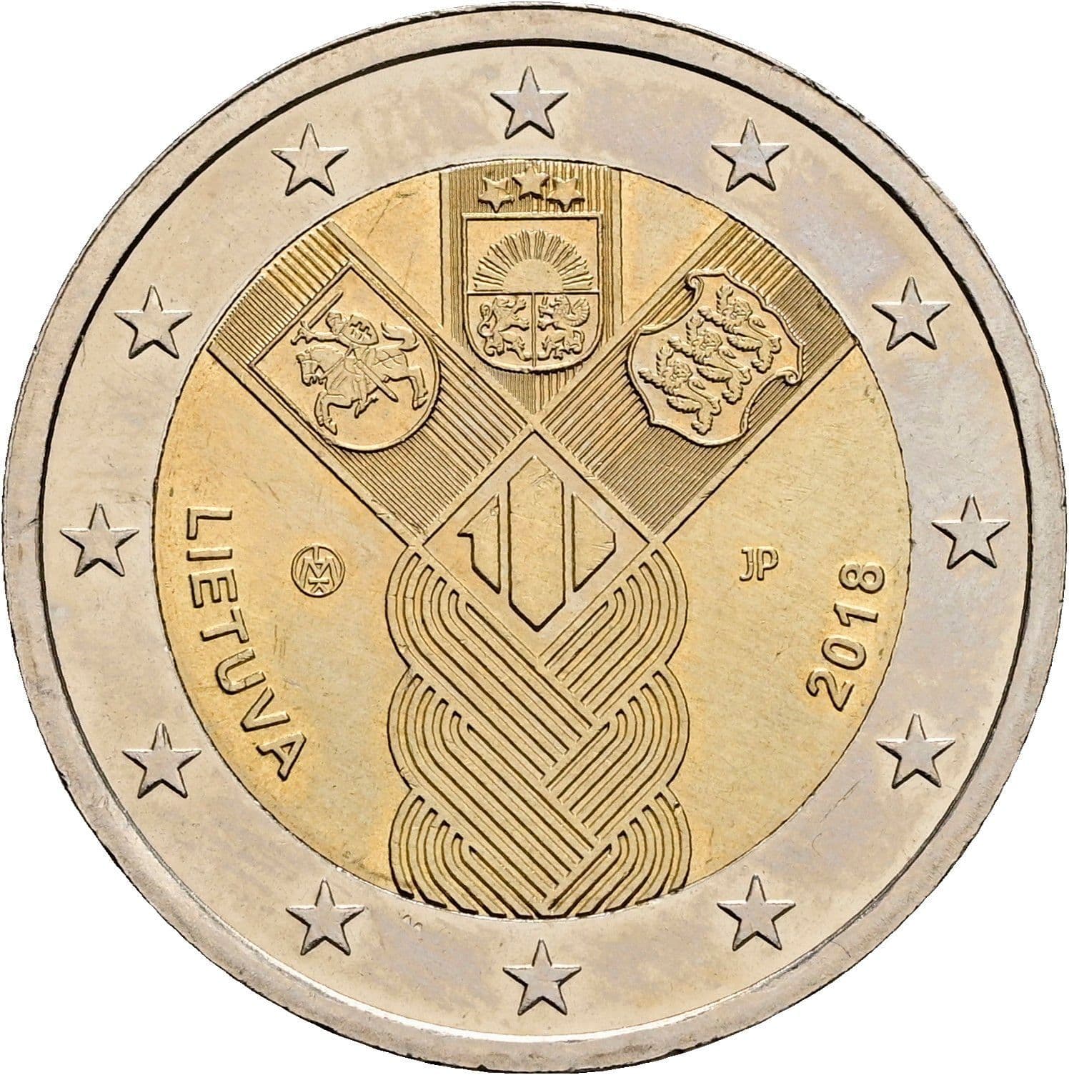 2 Euro 2018 – Rückseite