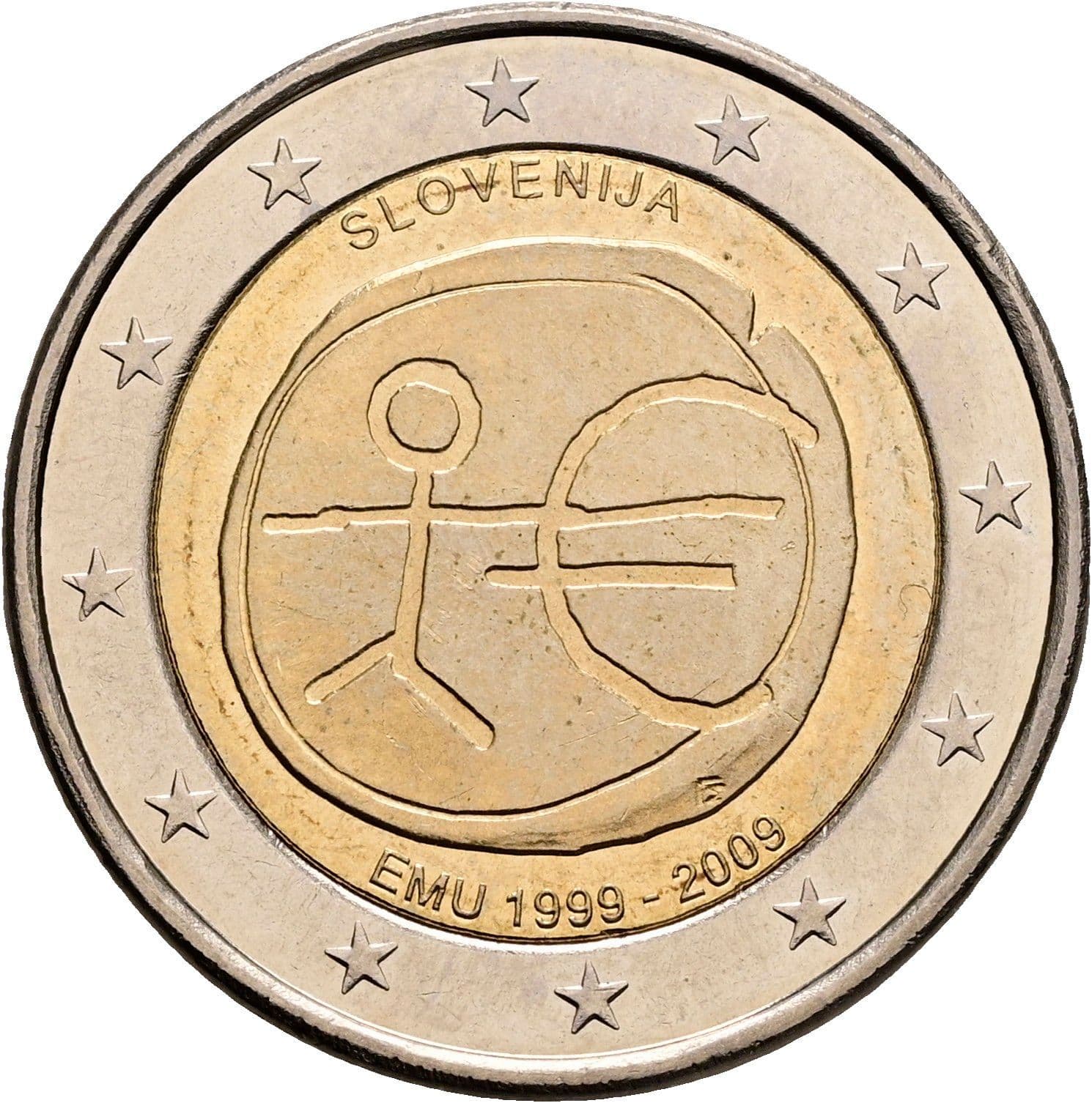 2 Euro 2009 – Rückseite