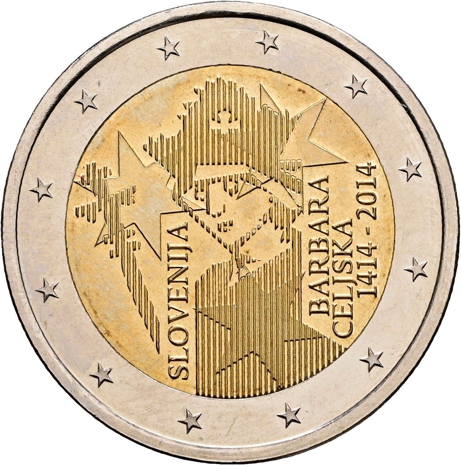 2 Euro 2014 – Rückseite