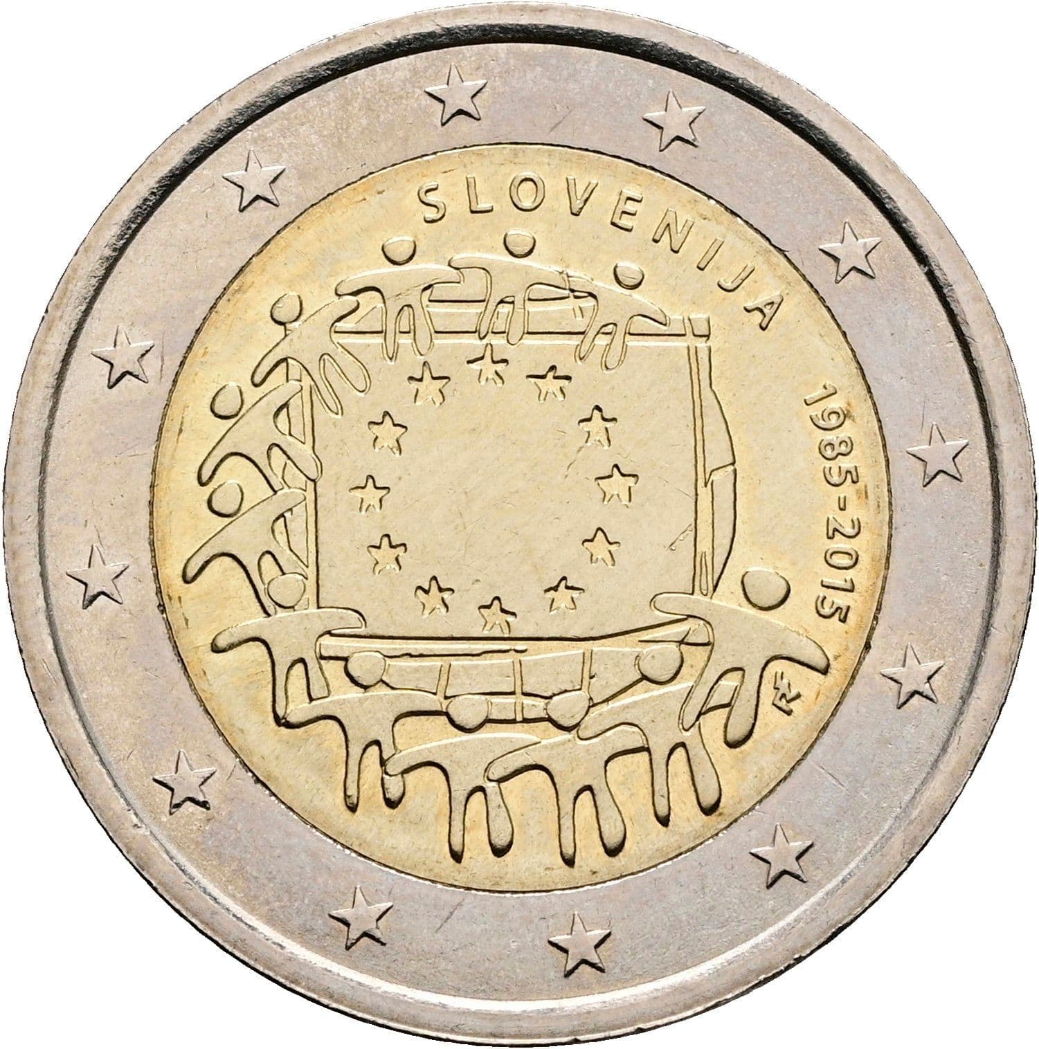2 Euro 2015 – Rückseite