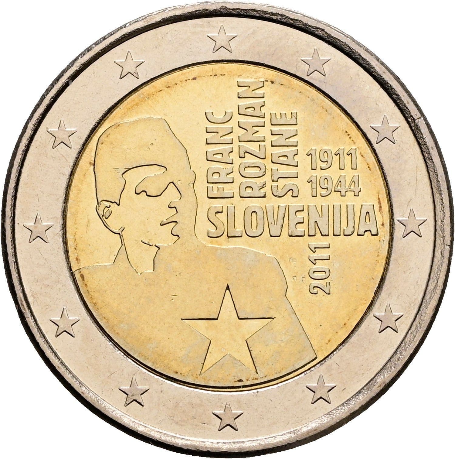 2 Euro 2011 – Rückseite