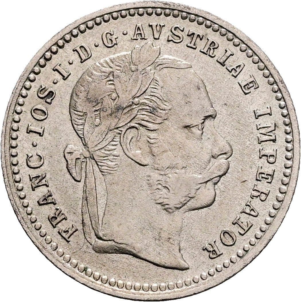 10 Kreuzer Franz Joseph I. 1848-1916 Wien 1872 – Vorderseite
