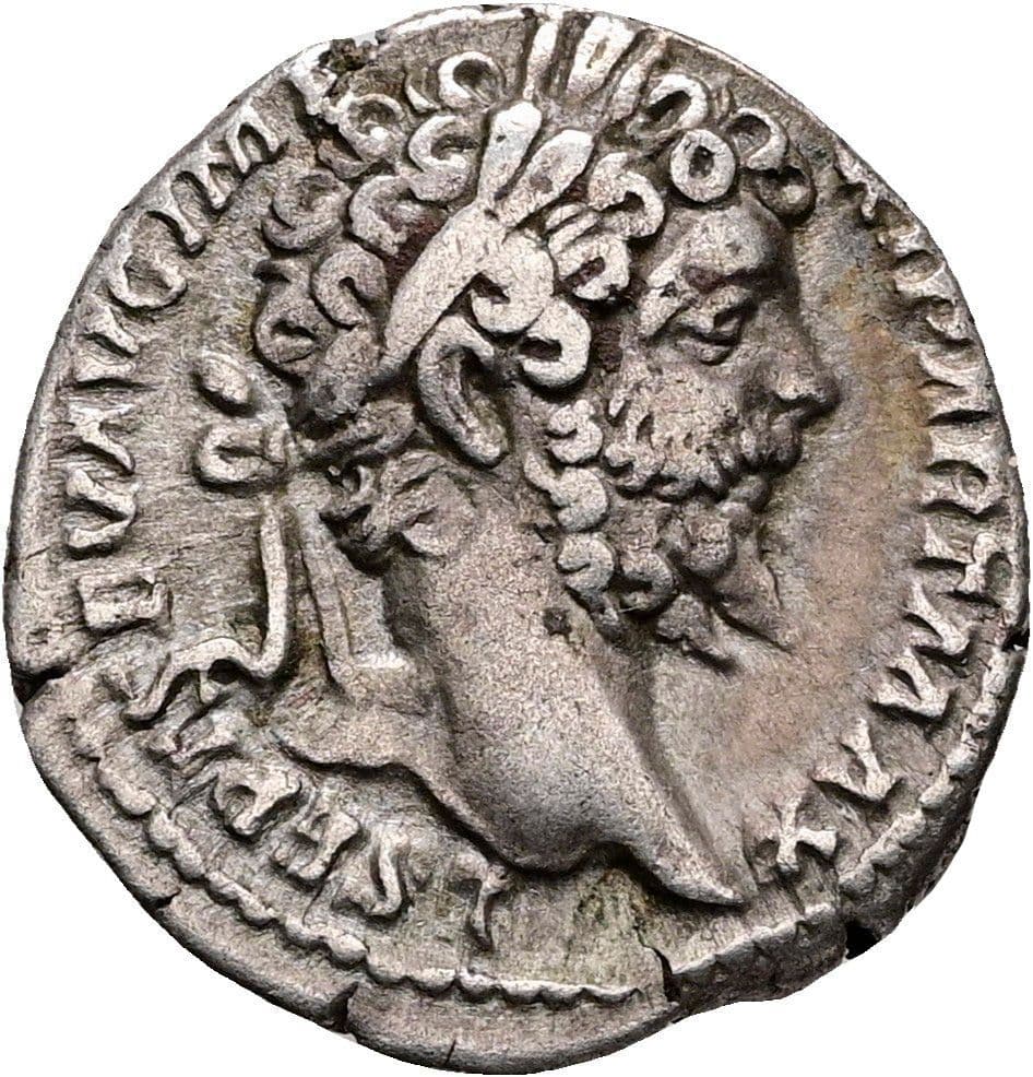 Denar Septimius Severus 193-211 AC Rom – Vorderseite
