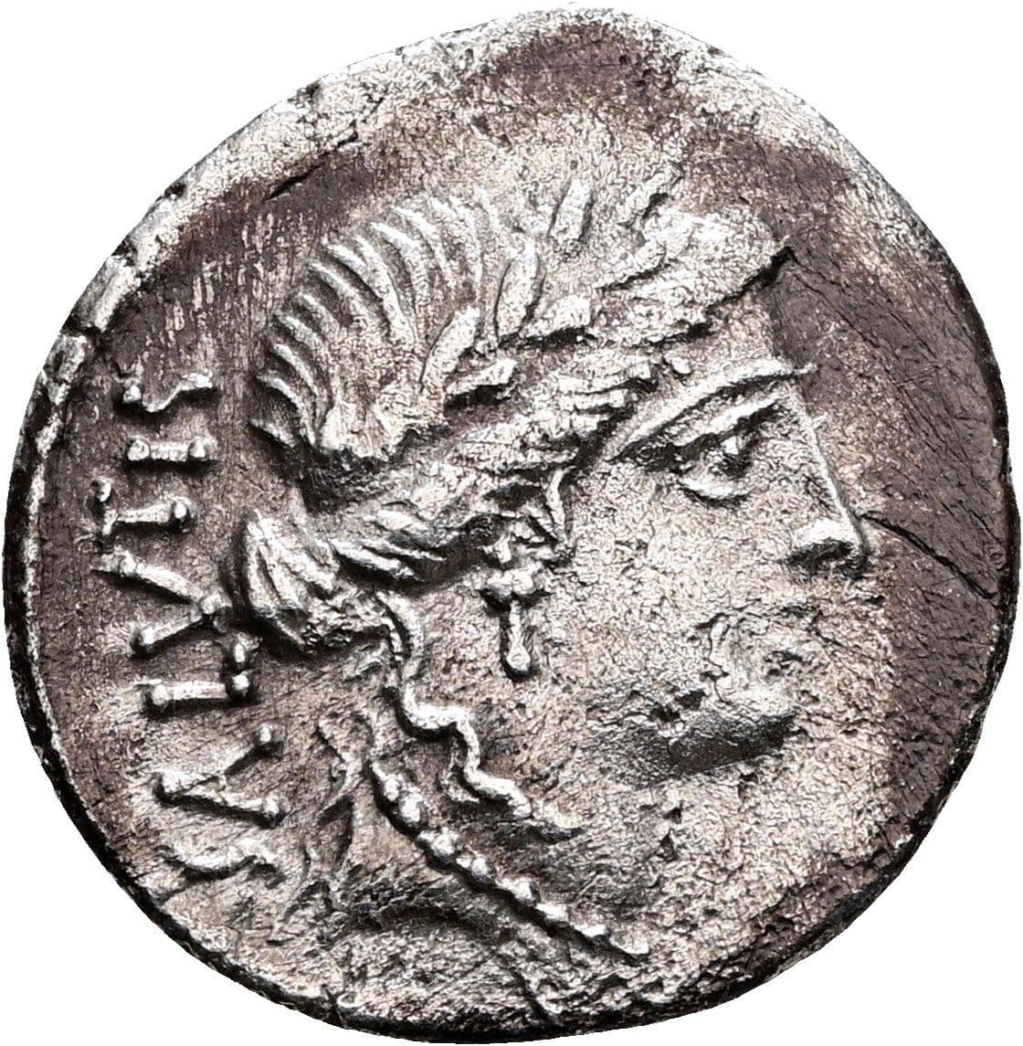 Denar Man.Acilius Glabrio 49 BC Rom – Vorderseite