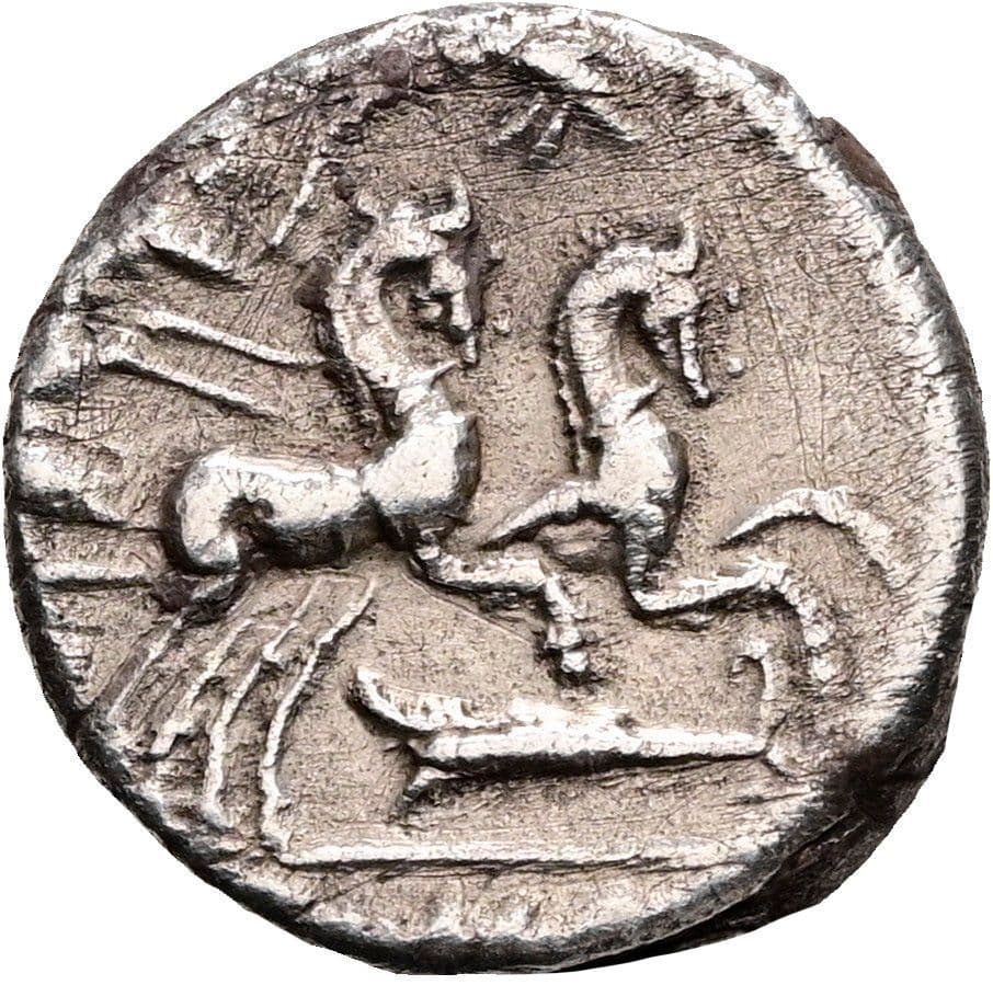 Denar M. Cipius 115-114 BC Rom – Rückseite