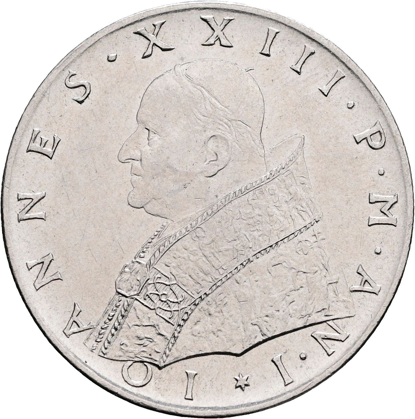 100 Lire Papst Johannes XXIII. 1958-1963 1959 – Vorderseite