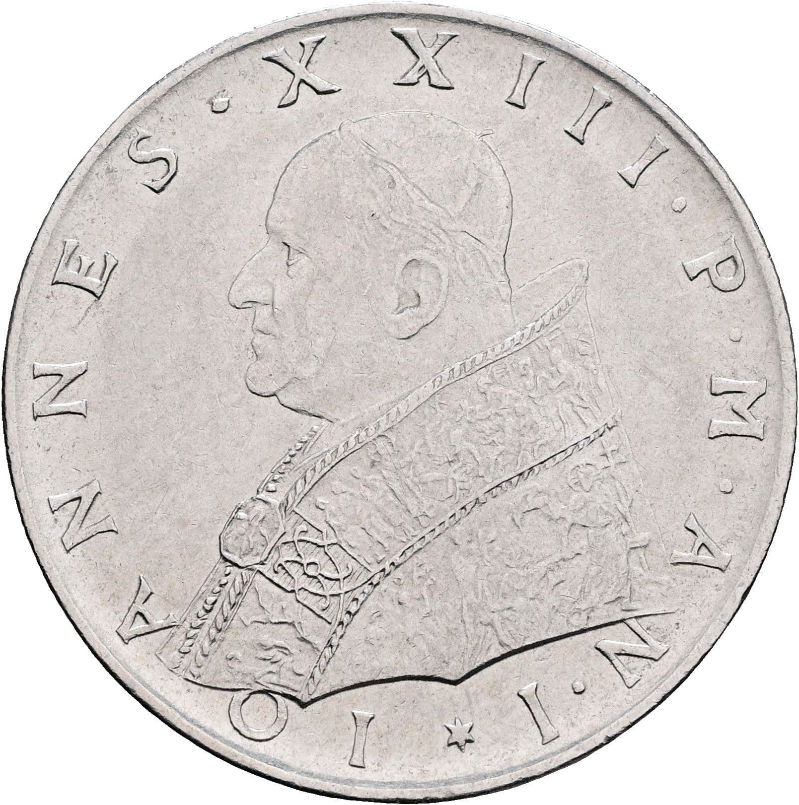 100 Lire Papst Johannes XXIII. 1958-1963 1959 – Vorderseite