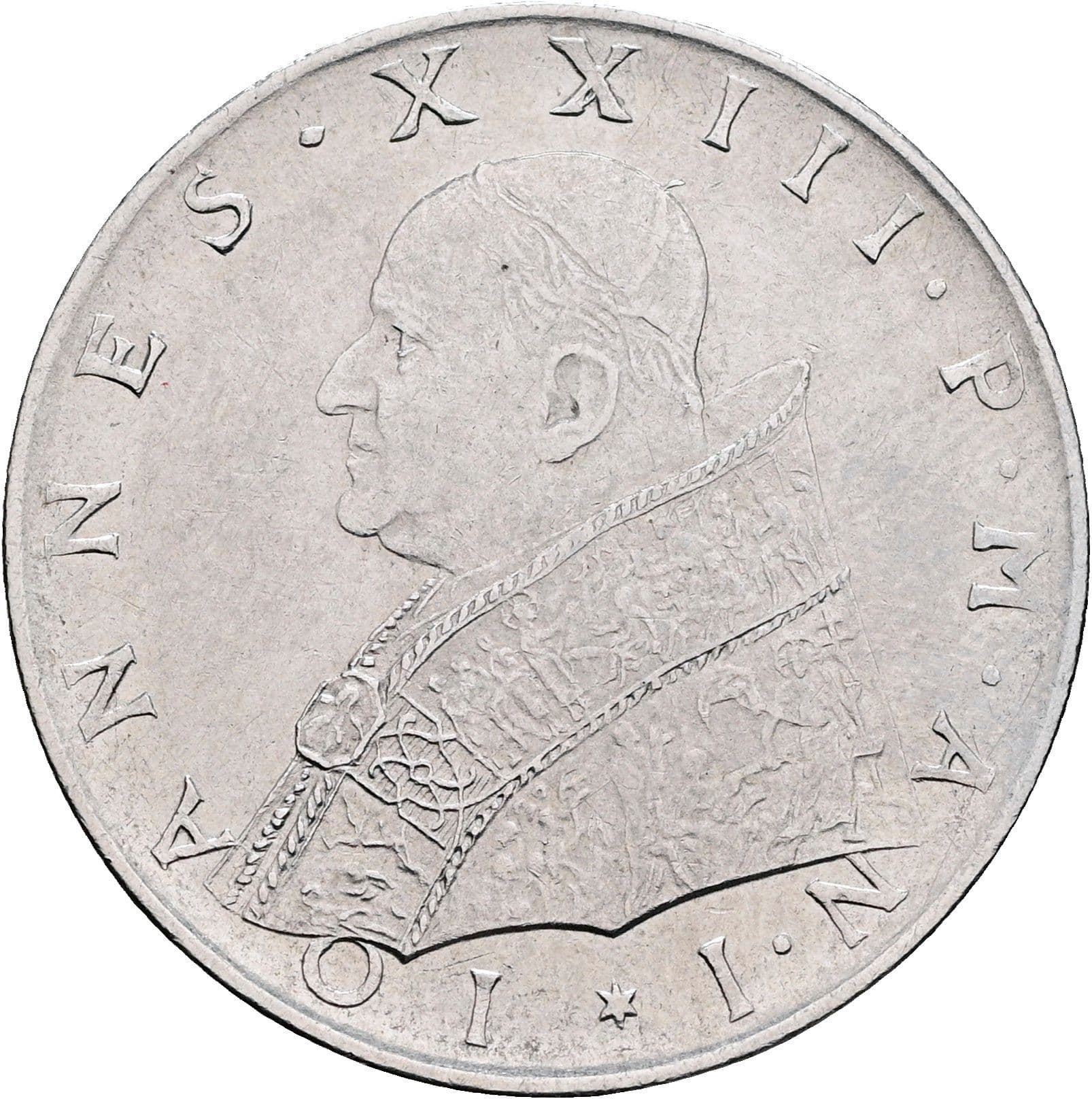 100 Lire Papst Johannes XXIII. 1958-1963 1959 – Vorderseite