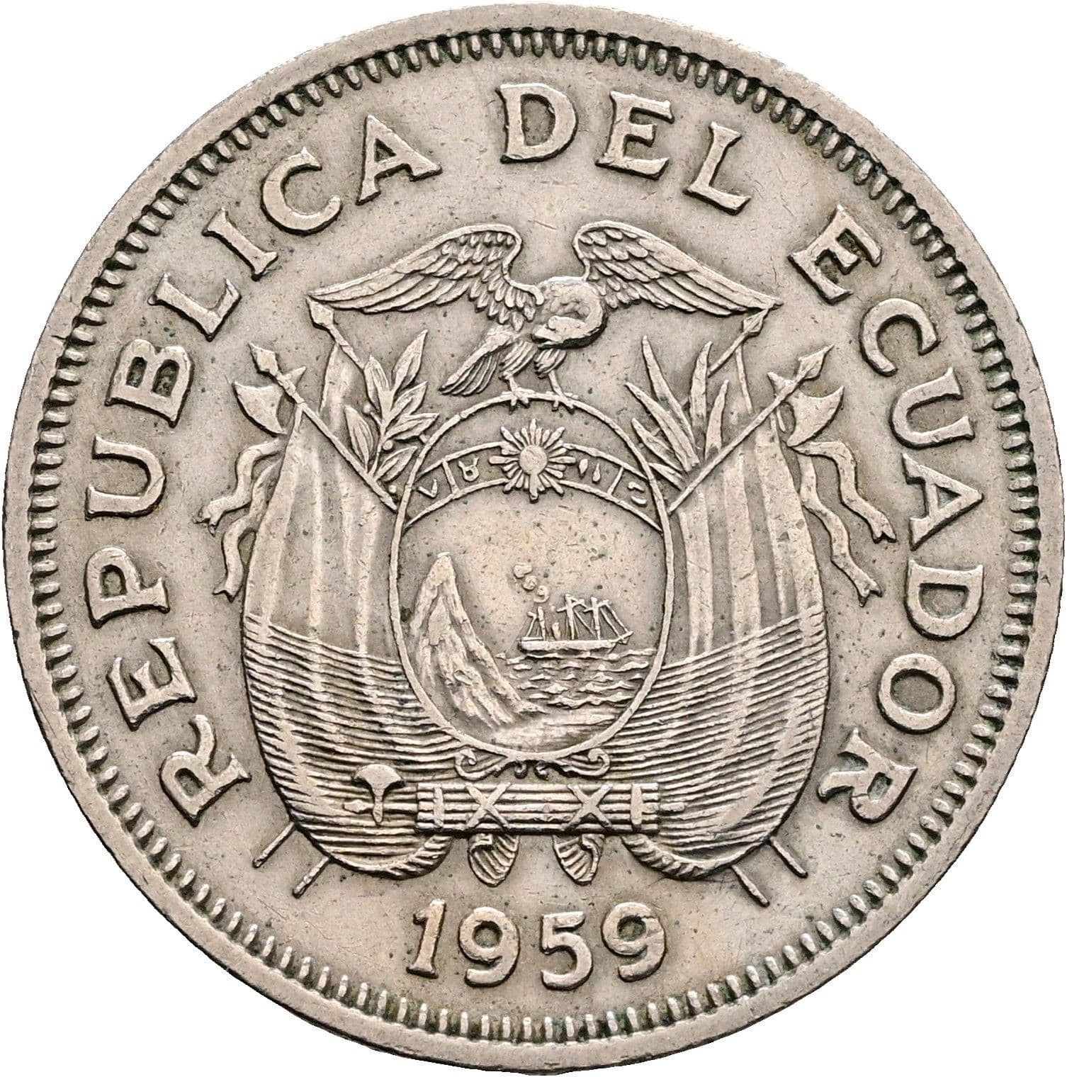 1 Sucre 1959 – Rückseite