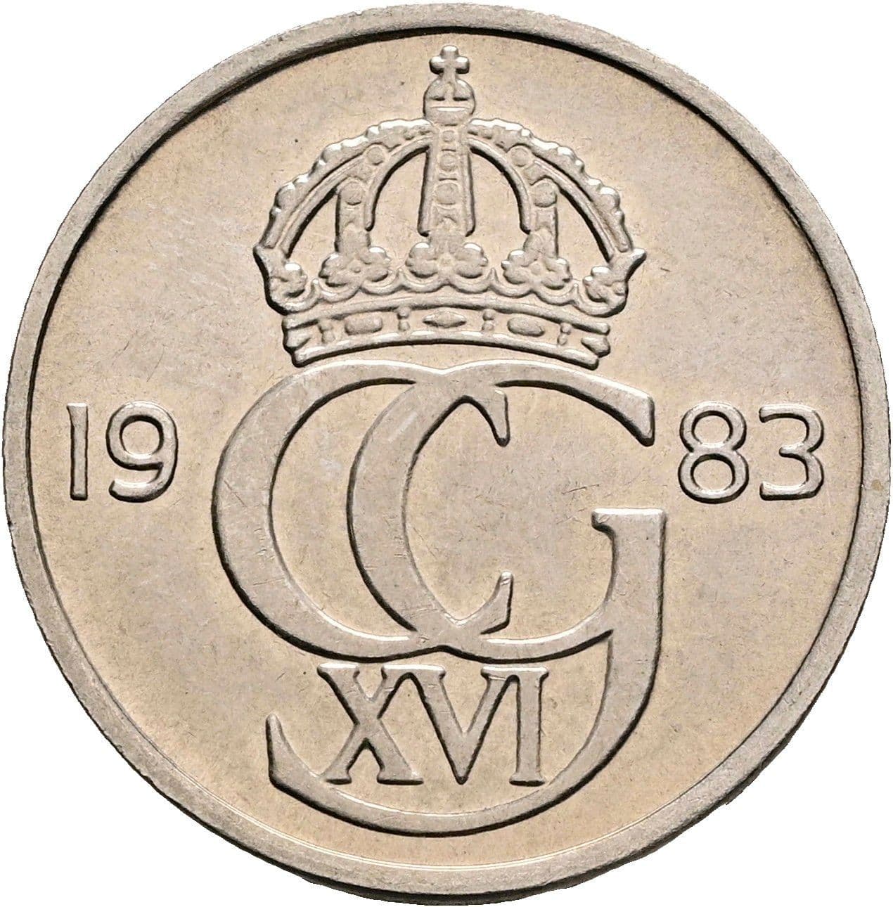 50 Öre Carl XVI. Gustaf seit 1973 1983 – Rückseite
