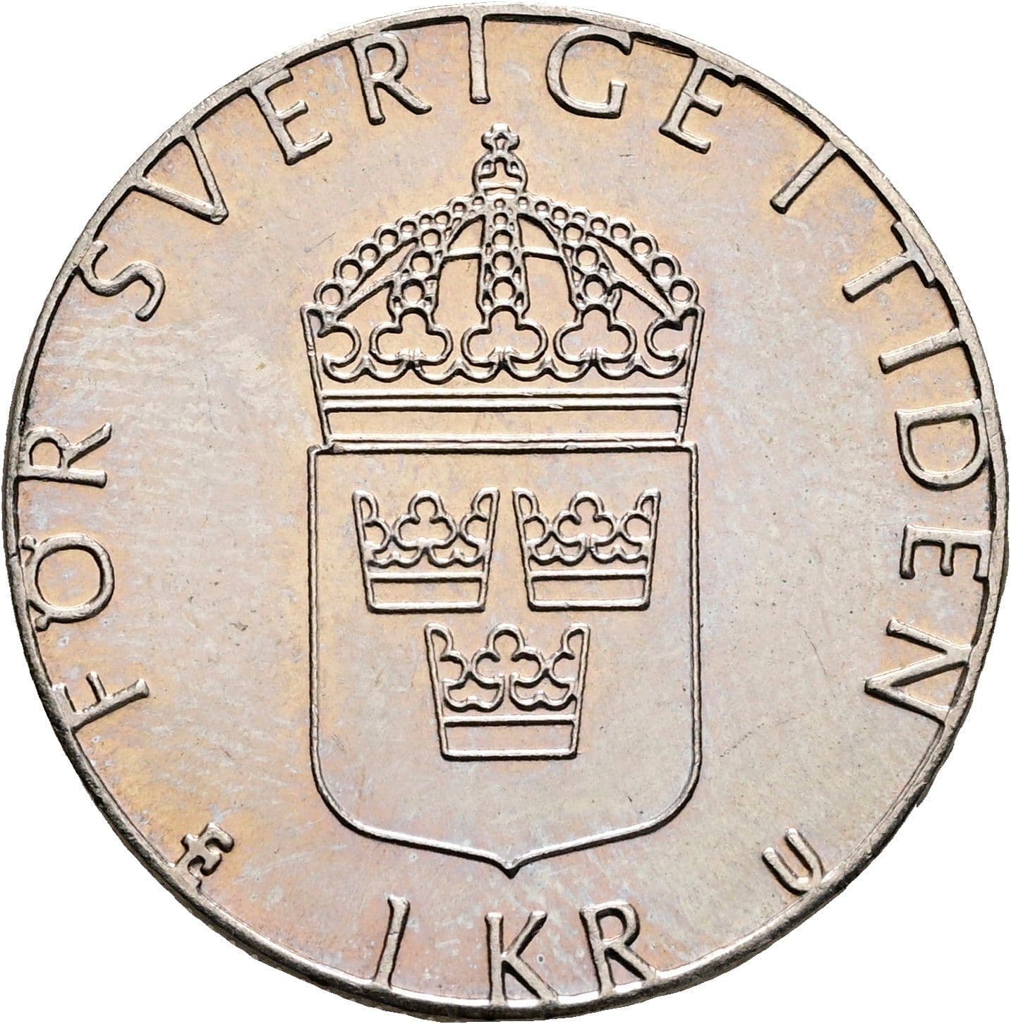 1 Krona Carl XVI. Gustaf seit 1973 1983 – Rückseite