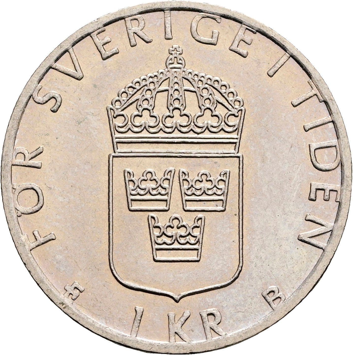 1 Krona Carl XVI. Gustaf seit 1973 2000 – Rückseite