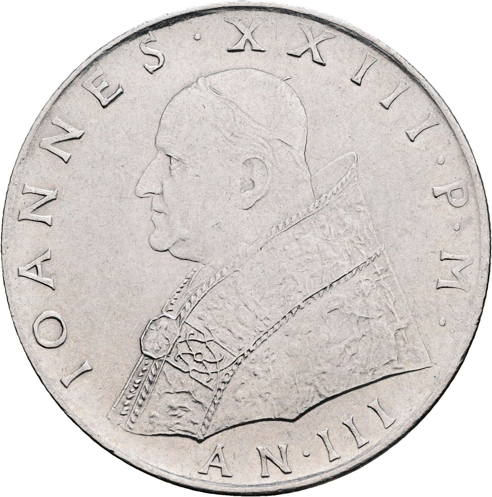 100 Lire Papst Johannes XXIII. 1958-1963 1961 – Vorderseite