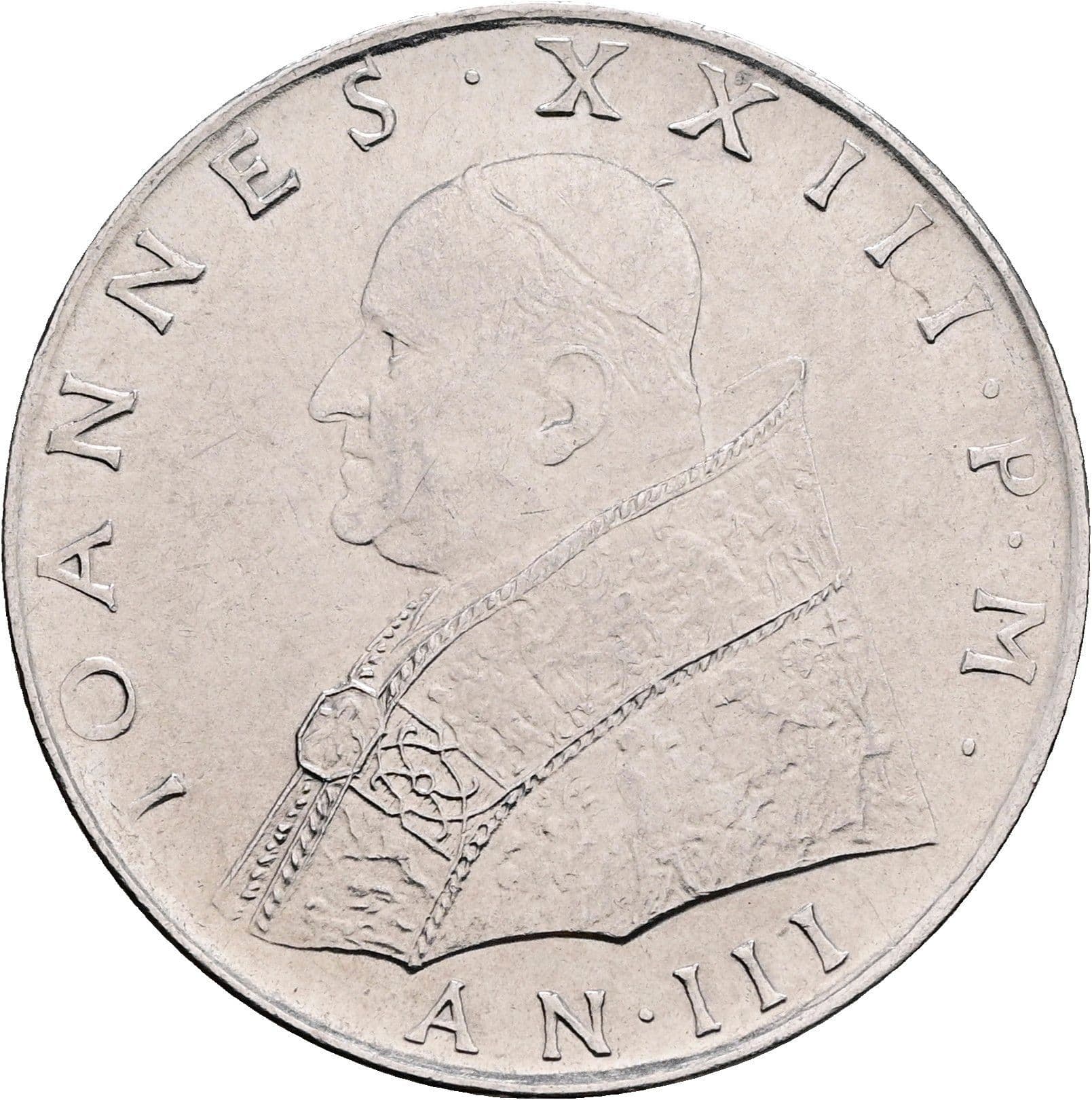 100 Lire Papst Johannes XXIII. 1958-1963 1961 – Vorderseite