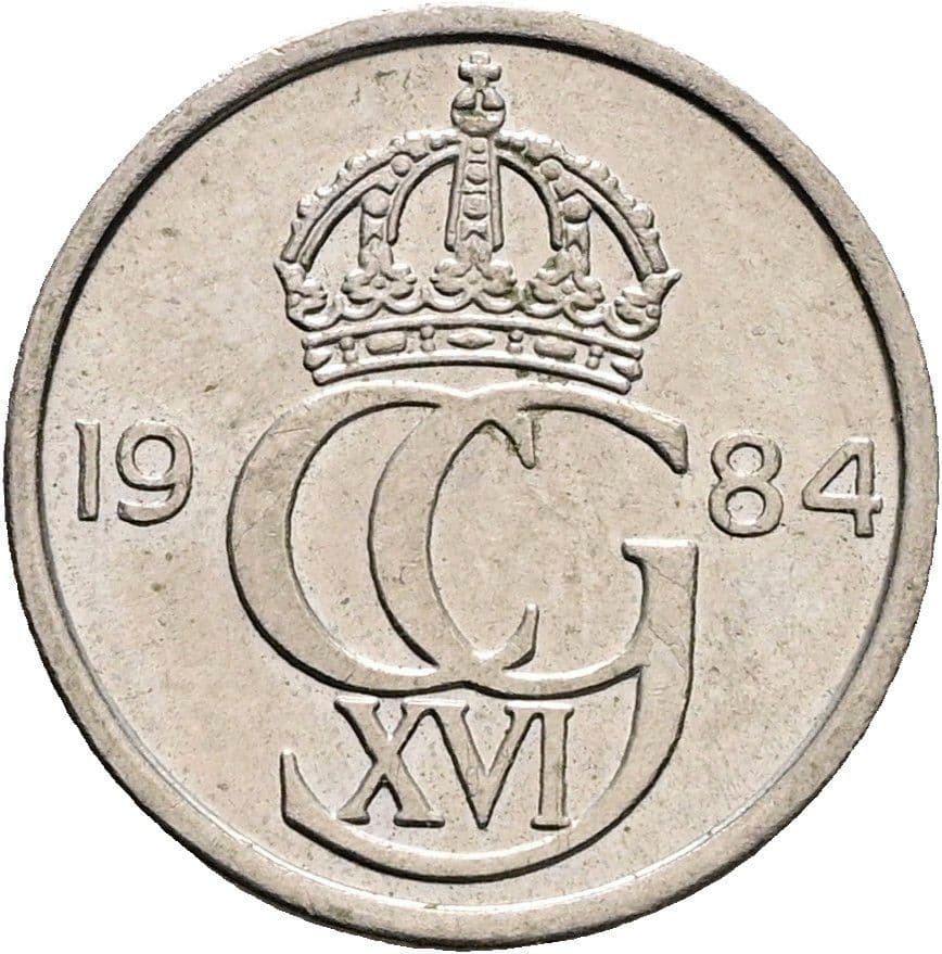 10 Öre Carl XVI. Gustaf seit 1973 1984 – Rückseite