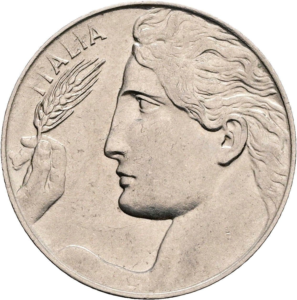 20 Centesimi Vittorio Emanuele III. 1900-1946 1921 – Vorderseite