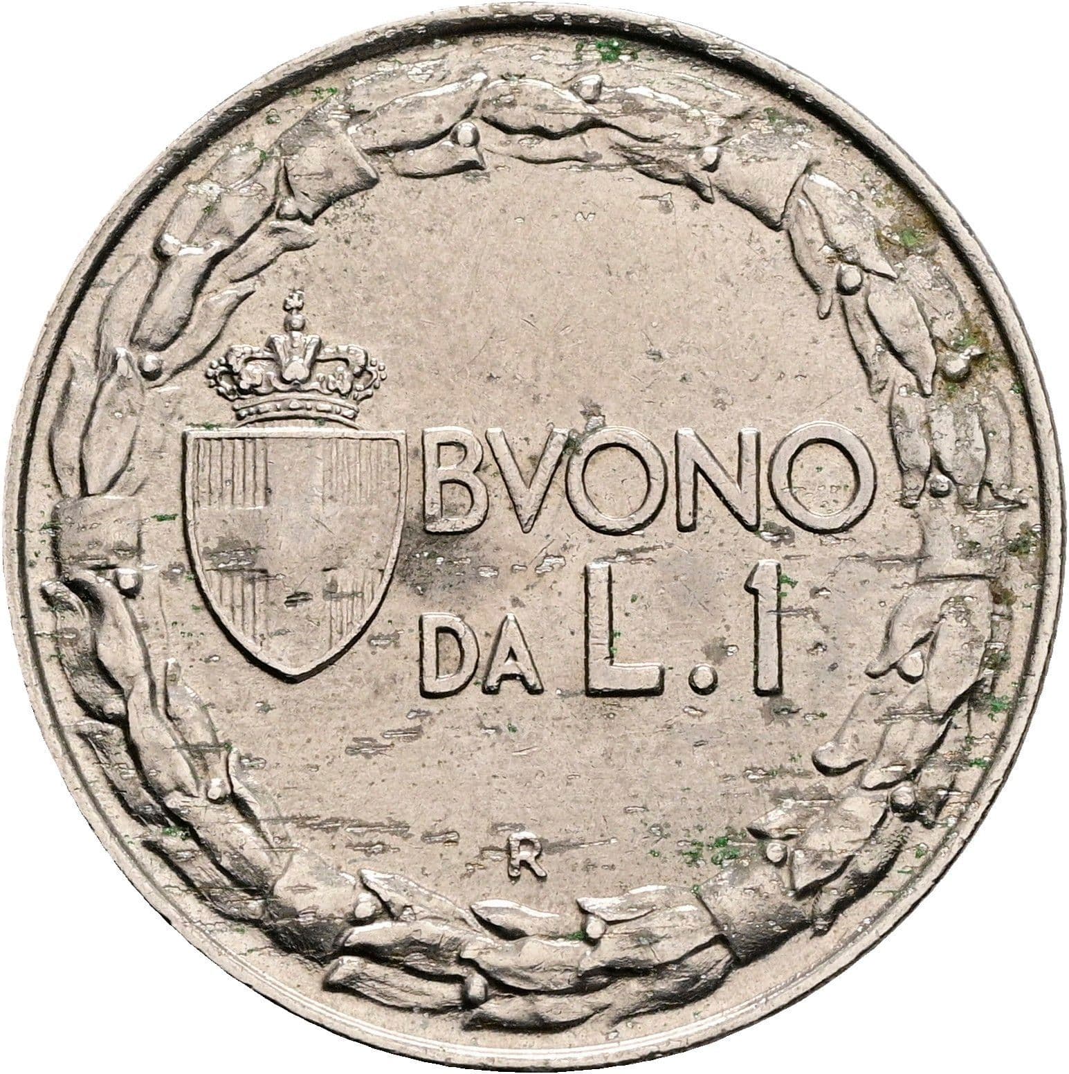 1 Lira Vittorio Emanuele III. 1900-1946 1928 – Vorderseite
