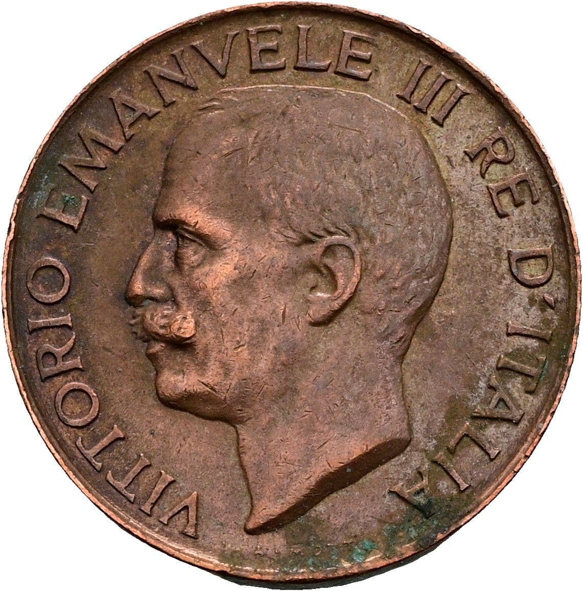 5 Centesimi Vittorio Emanuele III. 1900-1946 1922 – Vorderseite