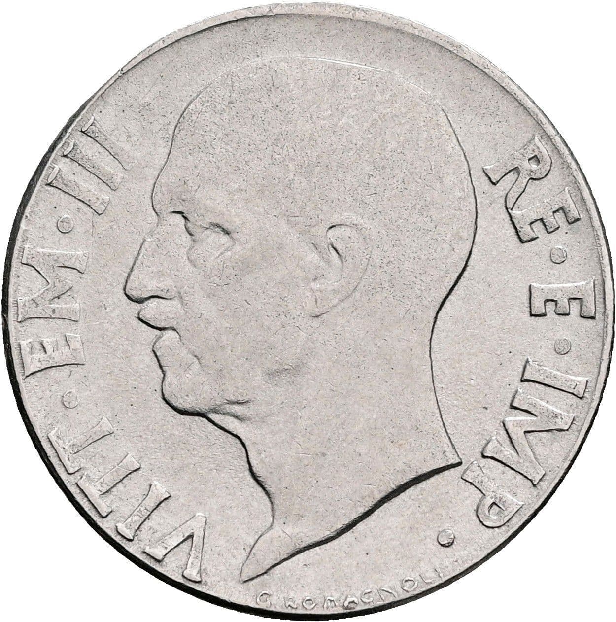 20 Centesimi Vittorio Emanuele III. 1900-1946 1941 – Vorderseite