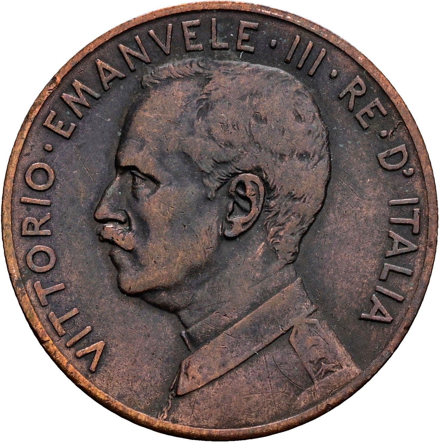 5 Centesimi Vittorio Emanuele III. 1900-1946 1918 – Vorderseite