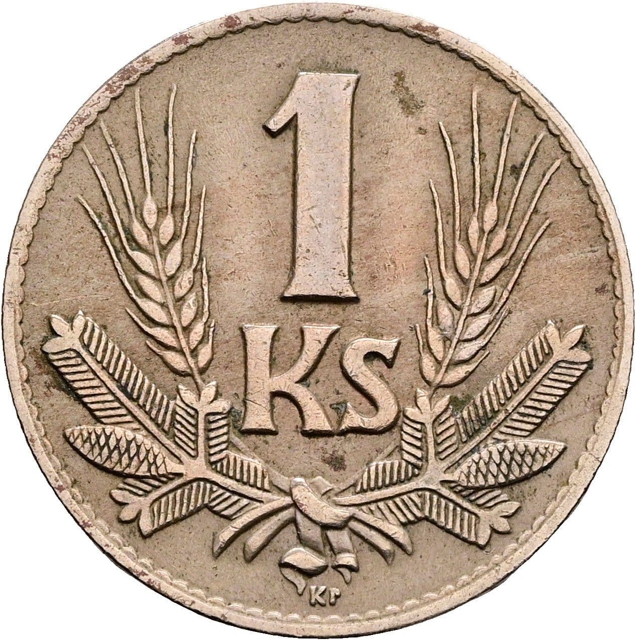 1 Koruna 1942 – Vorderseite