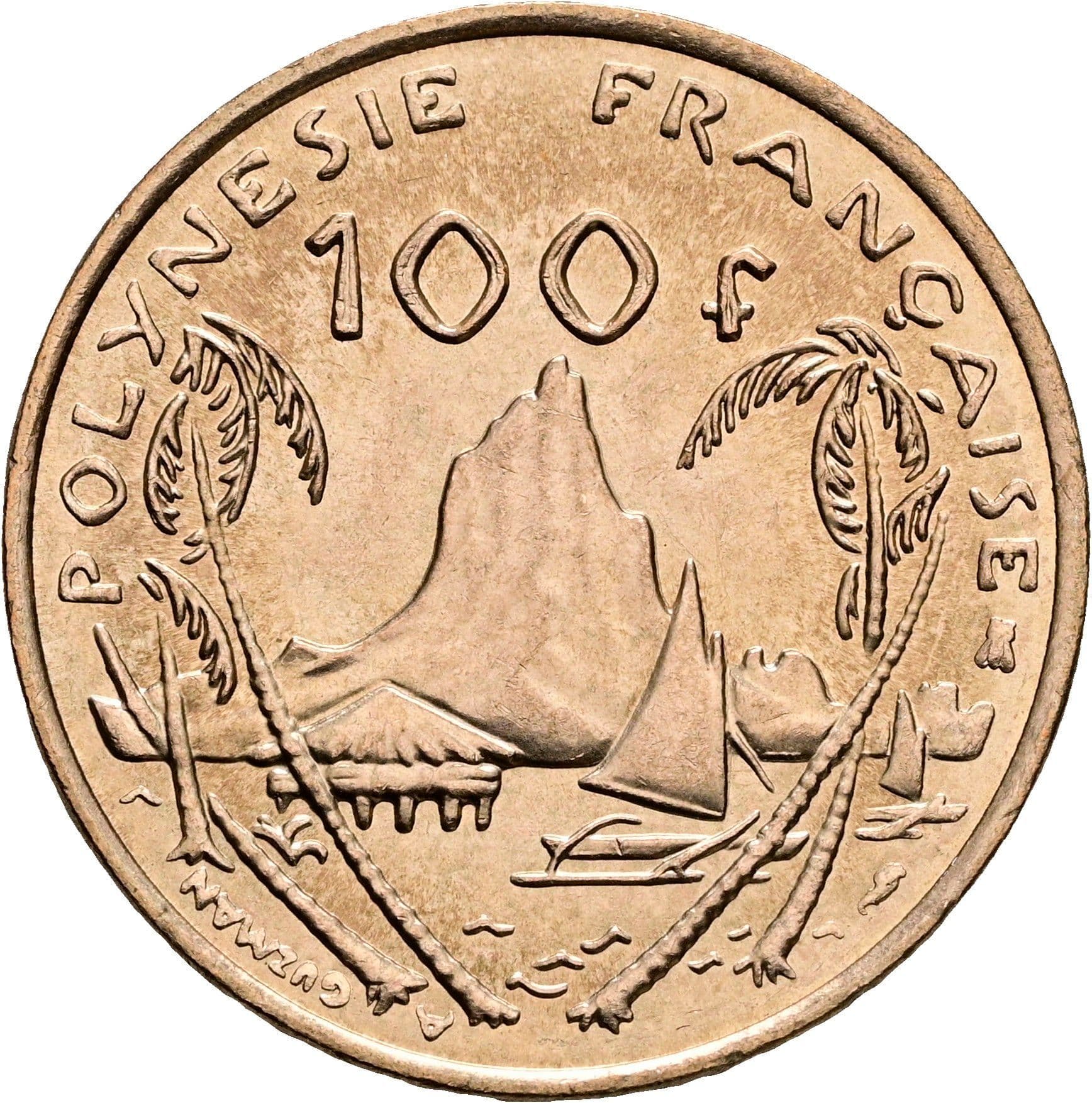 100 Francs 1998 – Rückseite