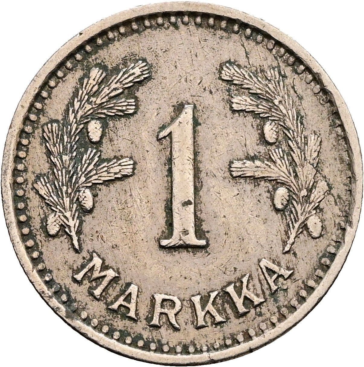 1 Markka 1933 S – Vorderseite