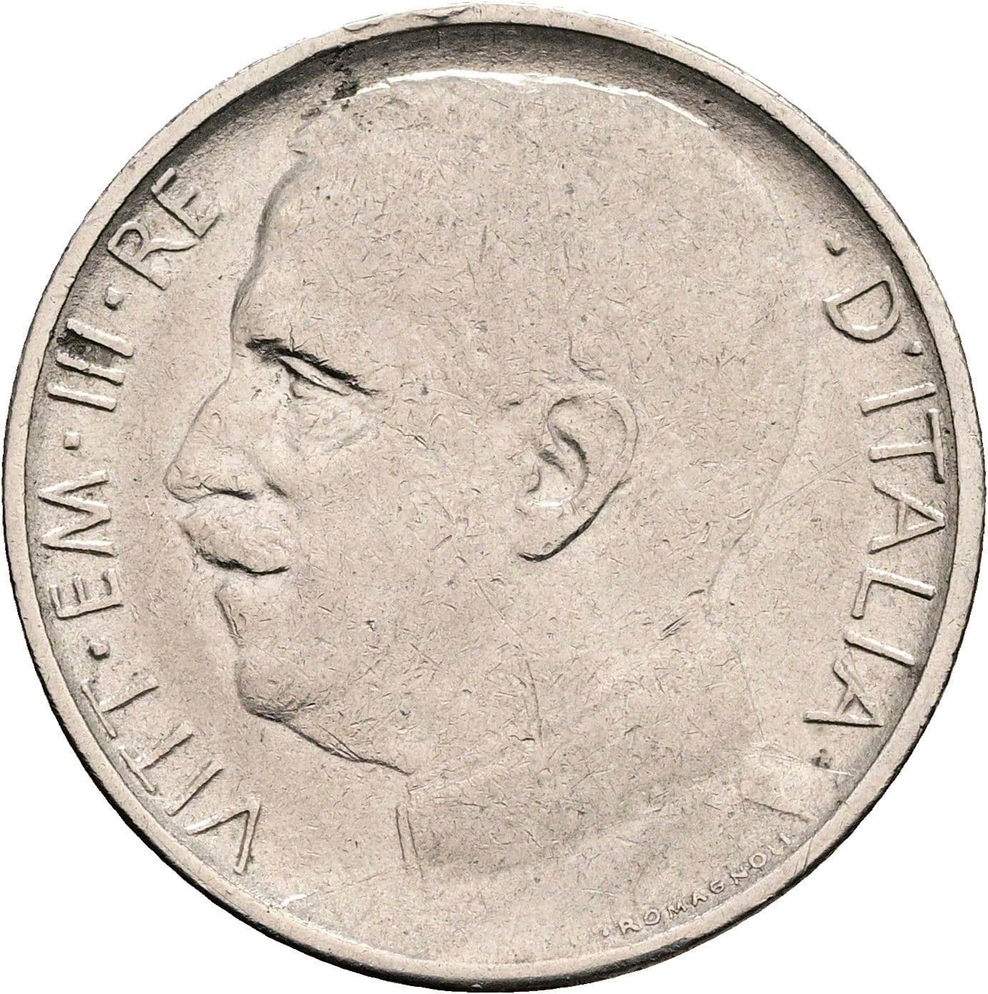 50 Centesimi Vittorio Emanuele III. 1900-1946 1920 – Vorderseite
