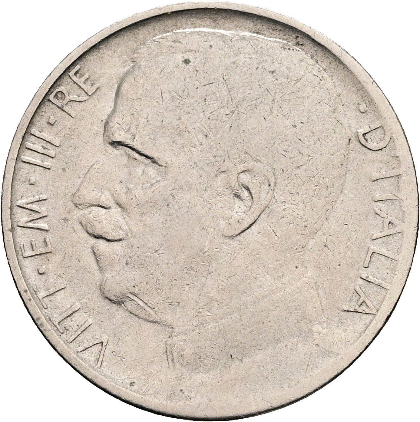 50 Centesimi Vittorio Emanuele III. 1900-1946 1920 – Vorderseite