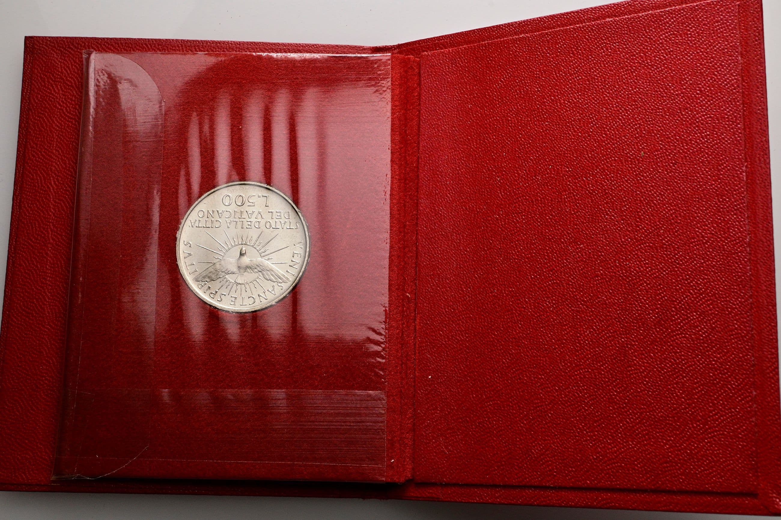 500 Lire Sedisvakanz 1963 – Rückseite