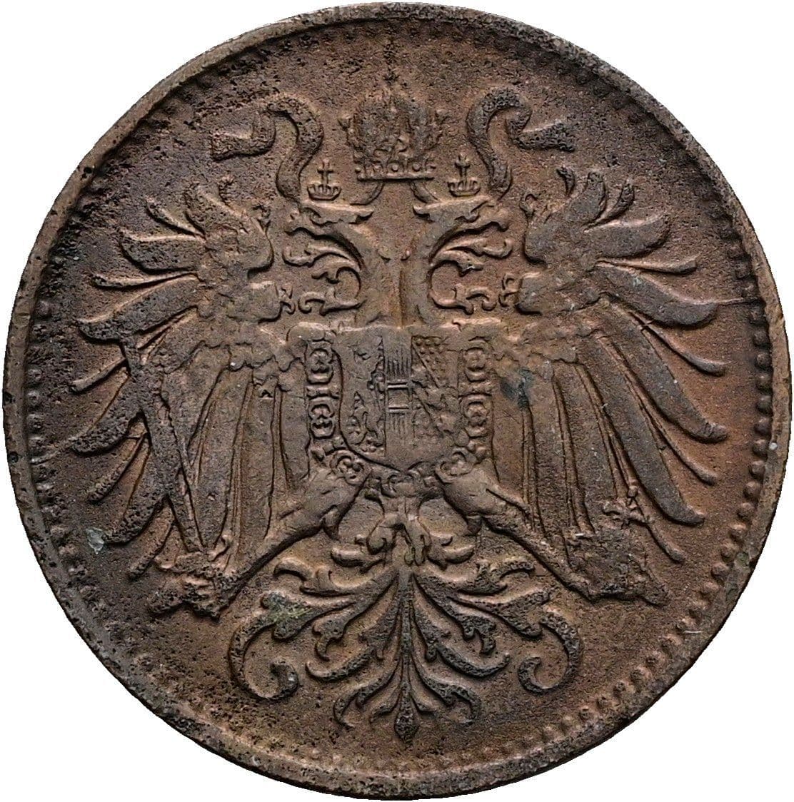 2 Heller Franz Joseph I. 1848-1916 1893 – Rückseite