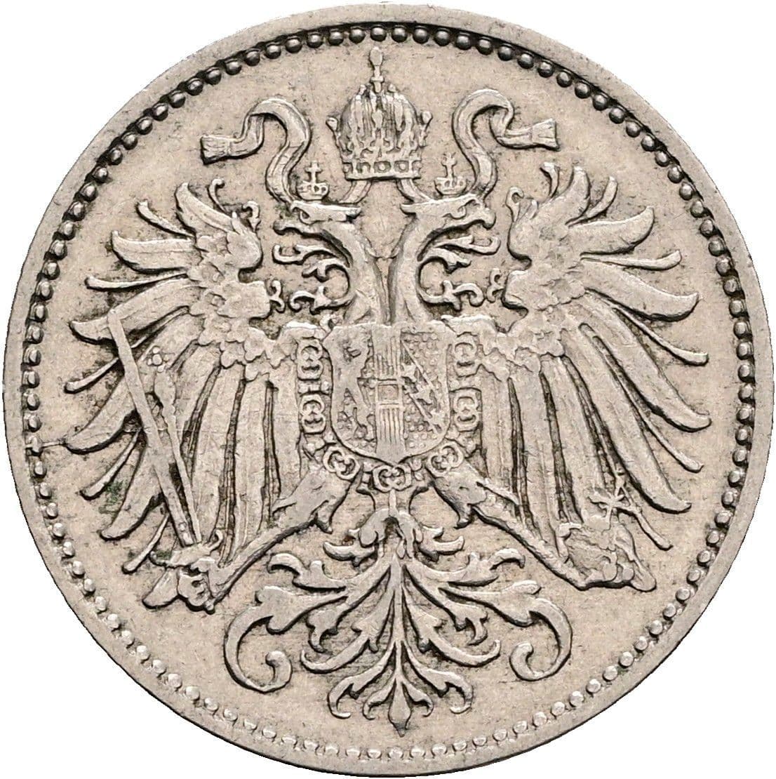 10 Heller Franz Joseph I. 1848-1916 1893 – Rückseite